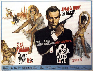 50 ans de James Bond en 24 affiches james bond 2 bon baiser de russie james-bond-2-bon-baiser-de-russie