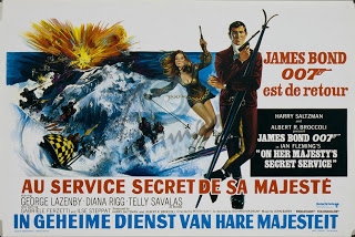50 ans de James Bond en 24 affiches james bond 6 au service de sa majeste james-bond-6-au-service-de-sa-majeste