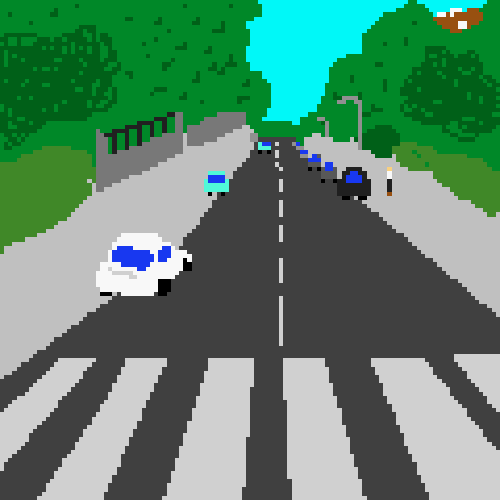 beatles Des monuments de l'histoire du rock en GIF beatles gif 8 bits