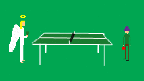 radio-head Des monuments de l'histoire du rock en GIF radio head gif 8 bits