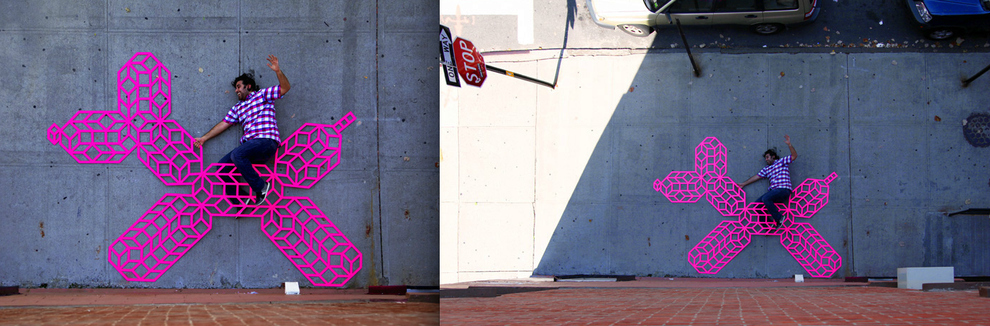 Le street art en illusion d'optique de Aakash Nihalani illusion optique street art aakash nihalani 11 illusion-optique-street-art-aakash-nihalani-11