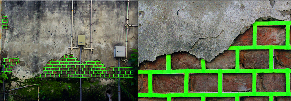 Le street art en illusion d'optique de Aakash Nihalani illusion optique street art aakash nihalani 7 illusion-optique-street-art-aakash-nihalani-7