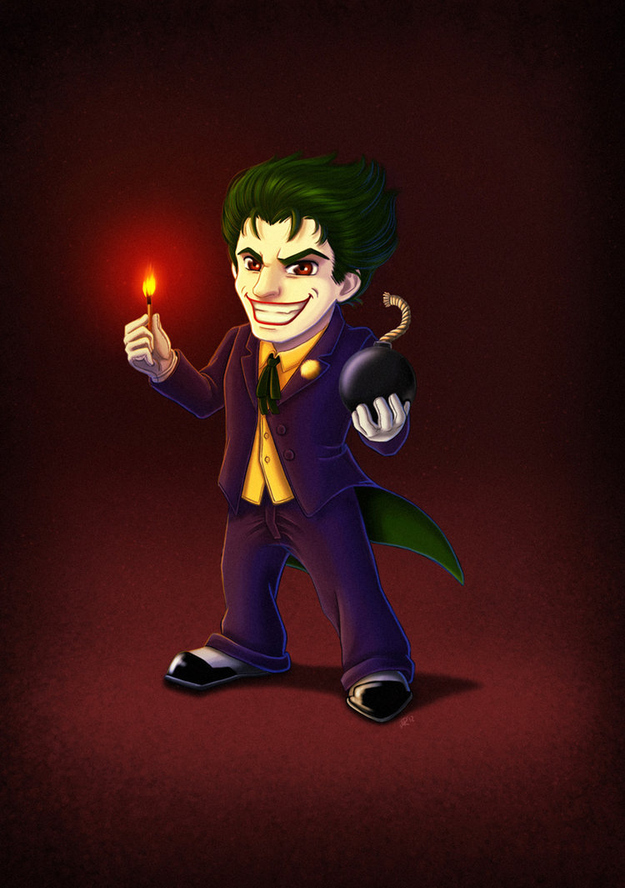 Mini Heros et mini Vilains mini joker Mini Vilains: mini Joker