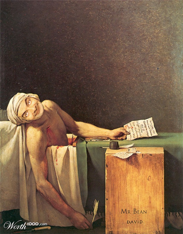 Des stars dans des classiques de la peinture célébrités classique peinture Rowan Atkinson célébrités-classique-peinture-Rowan-Atkinson