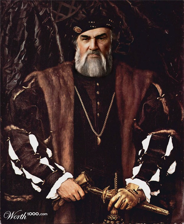 Des stars dans des classiques de la peinture célébrités classique peinture Sean Connery célébrités-classique-peinture-Sean-Connery