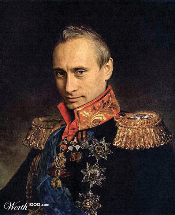 Des stars dans des classiques de la peinture célébrités classique peinture Vladimir Poutine célébrités-classique-peinture-Vladimir-Poutine