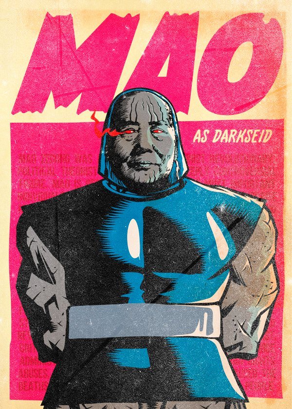 Des dictateurs en supervillains par Butcher Billy mao darkseid mao-darkseid