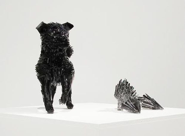 Des sculptures d'animaux en échardes de verre par Marta Klonowska sculptures echardes verre 12 sculptures-echardes-verre-12