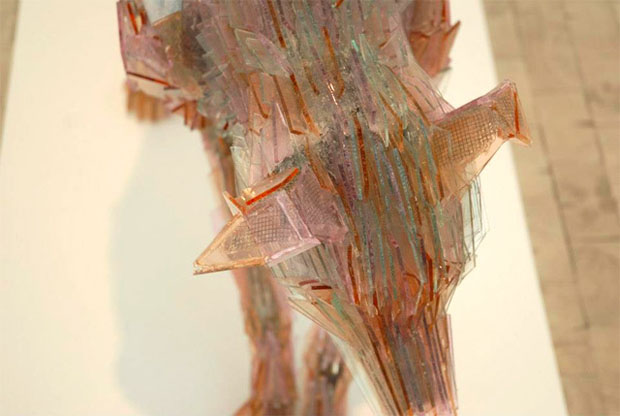 Des sculptures d'animaux en échardes de verre par Marta Klonowska sculptures echardes verre 5 sculptures-echardes-verre-5