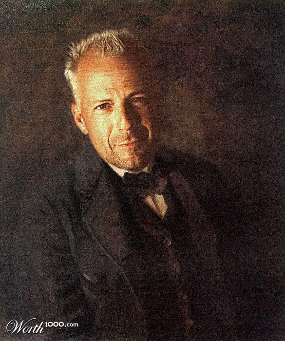 Des stars dans des classiques de la peinture stars classique peinture Bruce Willis stars-classique-peinture-Bruce-Willis