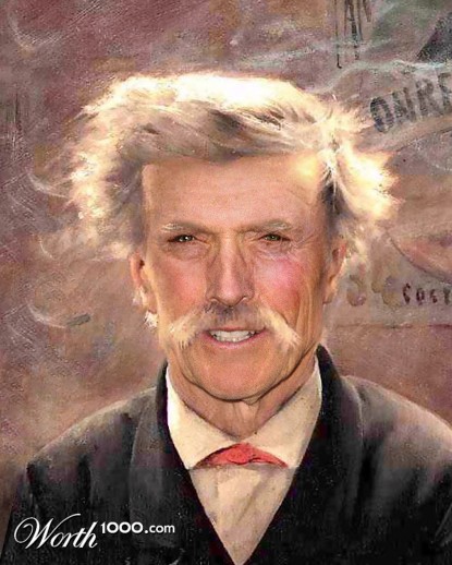 Des stars dans des classiques de la peinture stars classique peinture Clint Eastwood stars-classique-peinture-Clint-Eastwood