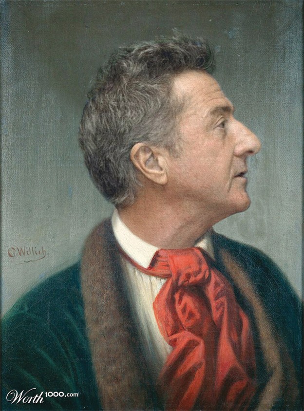 Des stars dans des classiques de la peinture stars classique peinture Dustin Hoffman stars-classique-peinture-Dustin-Hoffman