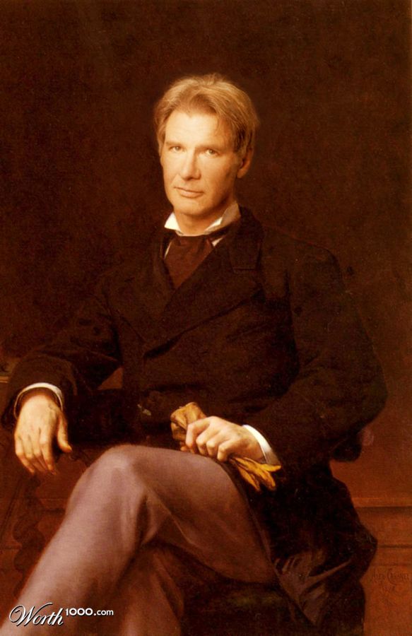Des stars dans des classiques de la peinture stars classique peinture Harrison Ford stars-classique-peinture-Harrison-Ford