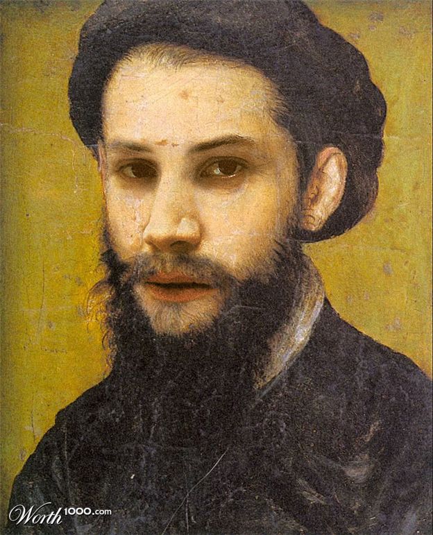 Des stars dans des classiques de la peinture stars classique peinture Keanu Reeves stars-classique-peinture-Keanu-Reeves