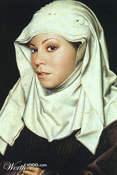 Des stars dans des classiques de la peinture stars classique peinture Mariah Carey stars dans des classiques-peinture-Mariah-Carey