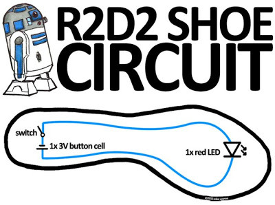 Talons de chaussures R2D2 - Tutoriel talons chaussures r2d2 11 talons-chaussures-r2d2-11