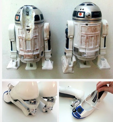 Talons de chaussures R2D2 - Tutoriel talons chaussures r2d2 19 talons-chaussures-r2d2-19