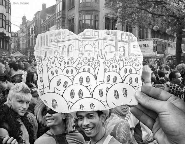 Combinaisons dessin-photo par Ben Heine combinaison dessin photo ben heine 14 combinaison-dessin-photo-ben-heine-14