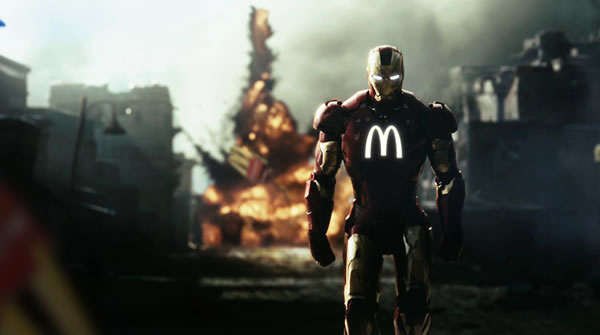 Des Super Héros sponsorisés iron man sponsor mcdonalds iron-man-sponsor-mcdonalds