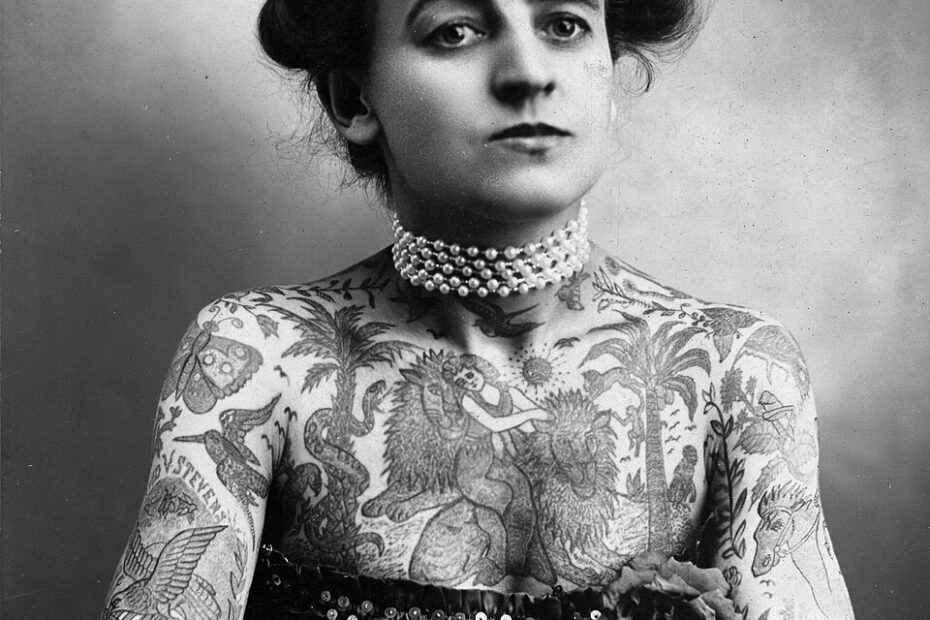 Quelques femmes tatouées d'époque femmes tatouees vintage maud wagner femmes tatouees vintage maud wagner
