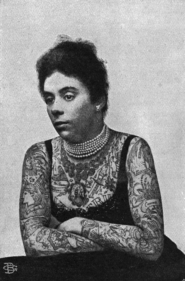 Quelques femmes tatouées d'époque femmes tatouees vintage williams femmes-tatouees-vintage-williams
