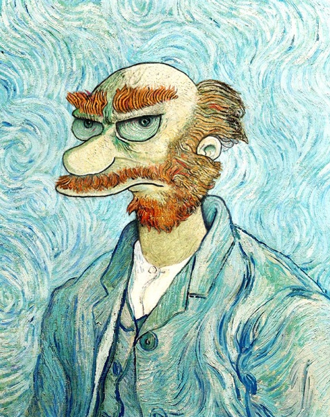 Portraits des Simpsons par des grands peintres portraits des simpsons willie van gogh portraits-des-simpsons-willie-van-gogh