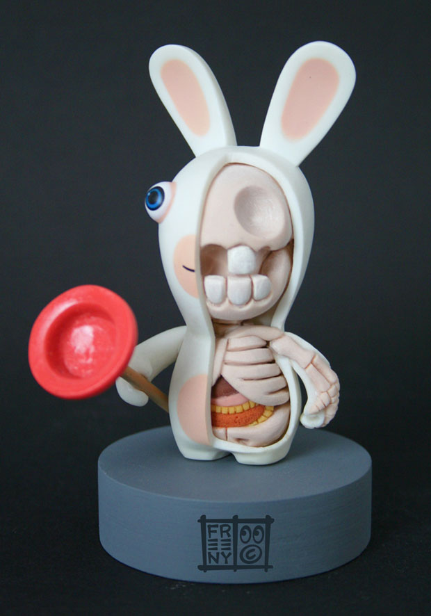 Squelette et anatomie des icônes pop culture squelette anatomie lapin cretin squelette-anatomie-lapin-cretin