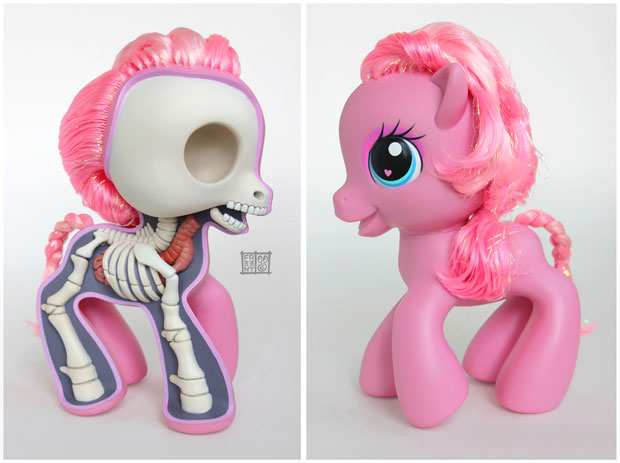 Squelette et anatomie des icônes pop culture squelette anatomie petit poney squelette-anatomie-petit-poney