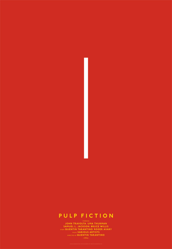 Des affiches de film minimalistes affiches de films minimalistes pulp fiction affiches-de-films-minimalistes-pulp-fiction