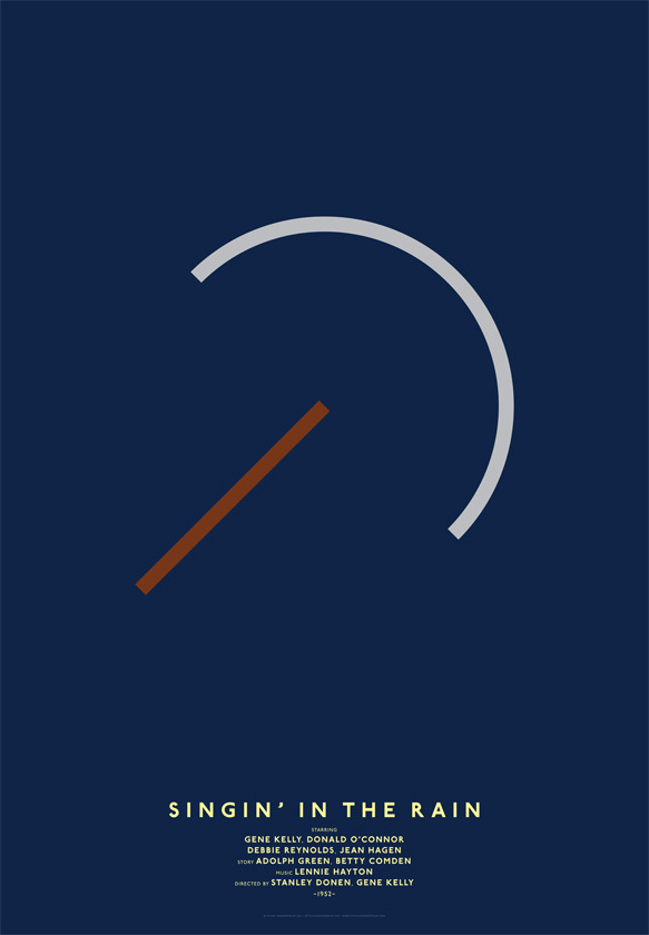 Des affiches de film minimalistes affiches de films minimalistes singing in the rain affiches-de-films-minimalistes-singing-in-the-rain