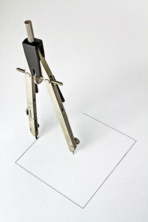 Les objets inutilisables de Giuseppe Colarusso Giuseppe Colarusso objets inutilisables compas Giuseppe-Colarusso-objets-inutilisables-compas