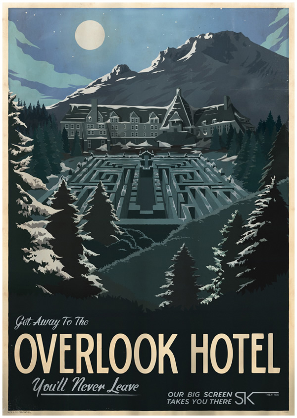 Des affiches de voyage inspirées de films affiches de voyage hotel overlook shining affiches-de-voyage-hotel-overlook-shining