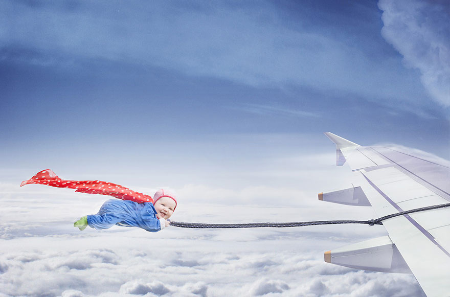 Papa photoshop bébé dans des situations incroyables papa photoshop bebe incroyable 4 Papa photoshop bébé -incroyable-4