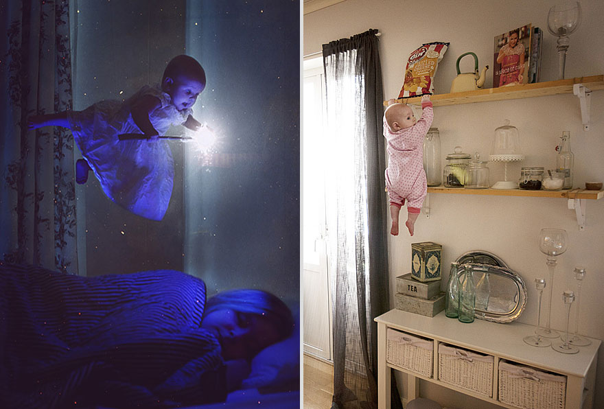 Papa photoshop bébé dans des situations incroyables papa photoshop bebe incroyable 6 Papa photoshop bébé -incroyable-6