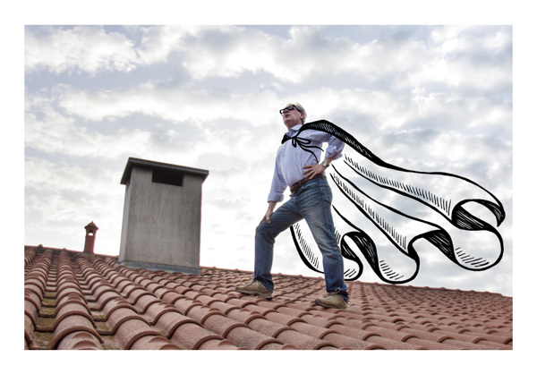 Papa Super Héro papa super hero cape Papa Super Héro cape