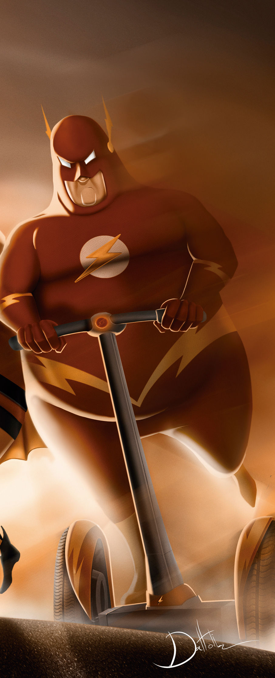 Des super héros obèses par Carlos Dattoli des super heros obeses par Carlos Dattoli 4 flash des-super-heros-obeses-par-Carlos-Dattoli-4-flash