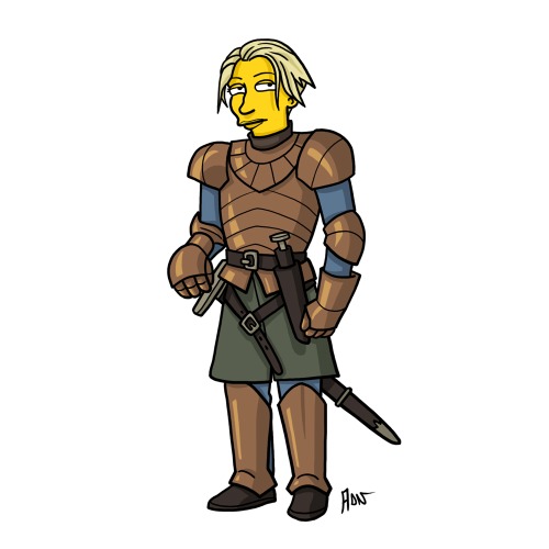 Une simpsonisation des personnages de Game of Thrones les personnages de game of thrones en simpsons brienne de torth les-personnages-de-game-of-thrones-en-simpsons-brienne-de-torth