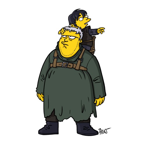 Une simpsonisation des personnages de Game of Thrones les personnages de game of thrones en simpsons hodor bran stark les-personnages-de-game-of-thrones-en-simpsons-hodor-bran-stark