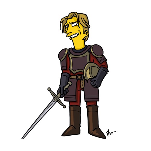 Une simpsonisation des personnages de Game of Thrones les personnages de game of thrones en simpsons jaime lannister les-personnages-de-game-of-thrones-en-simpsons-jaime-lannister