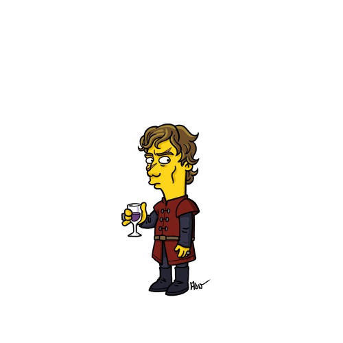 Une simpsonisation des personnages de Game of Thrones les personnages de game of thrones en simpsons tyrion lannister les-personnages-de-game-of-thrones-en-simpsons-tyrion-lannister