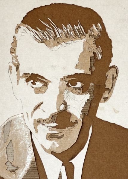 Des portraits en carton par Giles Oldershaw portraits en carton ondule par giles oldershaw 5 portraits-en-carton-ondule-par-giles-oldershaw-5