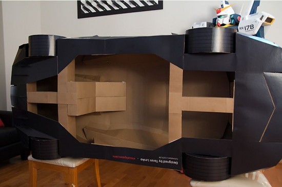 La construction d'une Lamborghini Aventador en carton lamborghini aventador en carton 4 lamborghini-aventador-en-carton-4