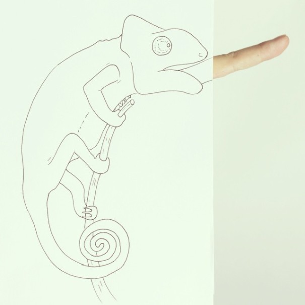 Des objets dans des dessins par Javier Pérez des dessins et des doigts par javier perez 2 des-dessins-et-des-doigts-par-javier-perez-3