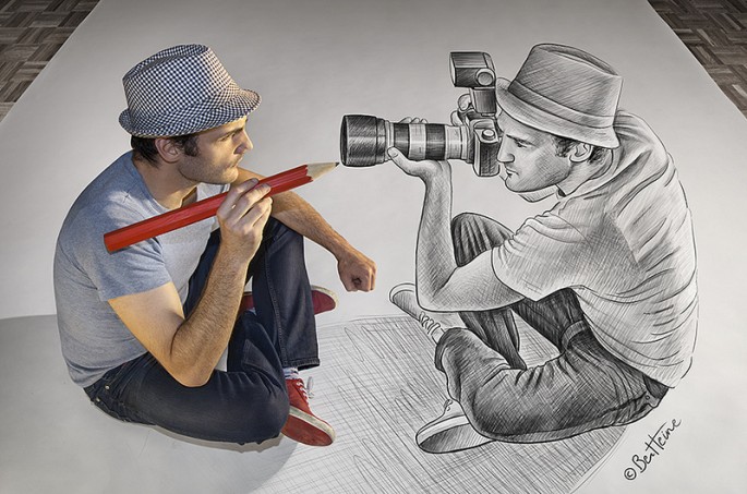 Dessins 3D géants de Ben Heine dessins 3d geants par ben heine 10 dessins-3d-geants-par-ben-heine-10