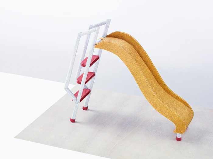 Sculptures en papier de verre par Mandy Smith sculptures en papier de verre toboggan sculptures-en-papier-de-verre-toboggan