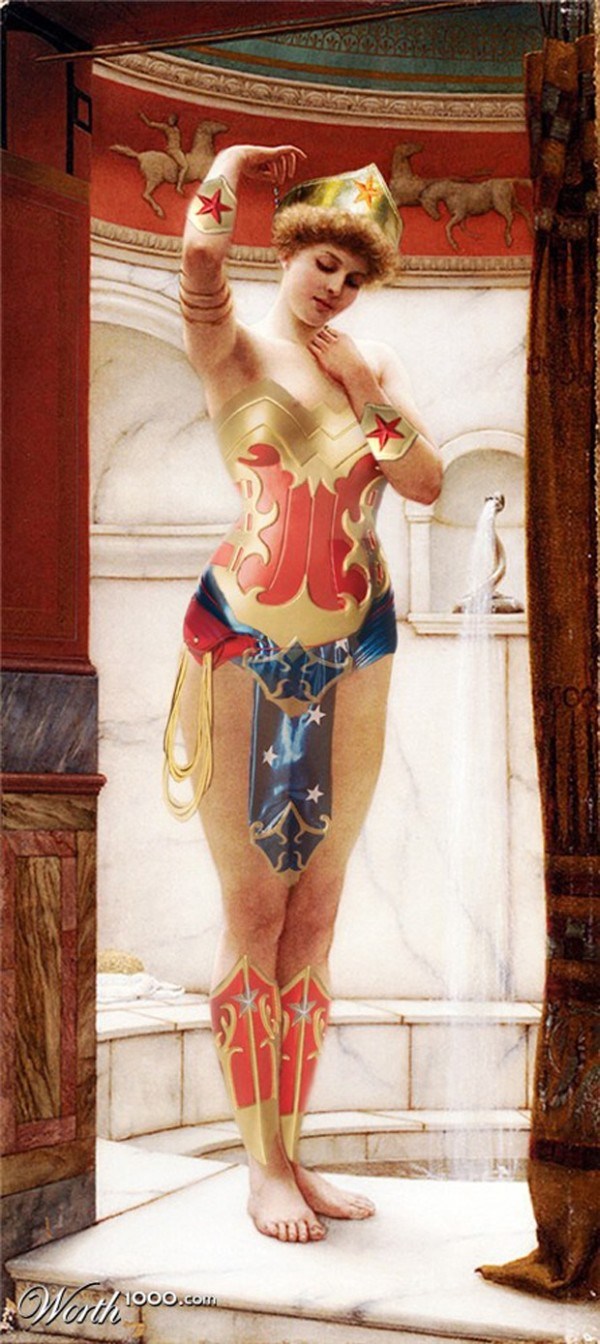 Super Heros dans des classiques de la peinture super heros dans des classiques de la peinture 8 super-heros-dans-des-classiques-de-la-peinture-8