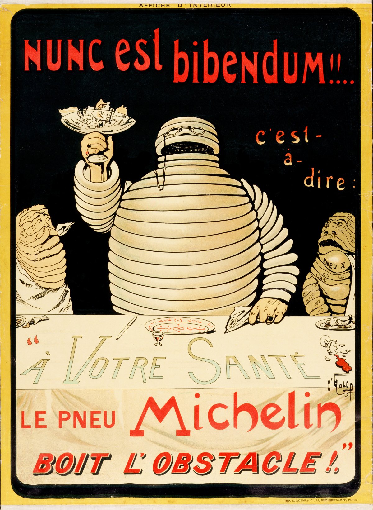 L'horrible bibendum Michelin de 1900 bibendum michelin bonhomme michelin 1900 4 bibendum-michelin-bonhomme-michelin-1900-4
