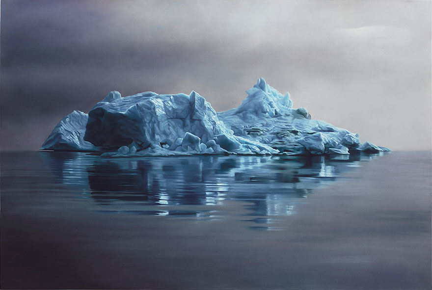 Les peintures d'iceberg hyper-réalistes de Zaria Forman peintures d iceberg et du groenland par zaria forman 3 peintures-d-iceberg-et-du-groenland-par-zaria-forman-3