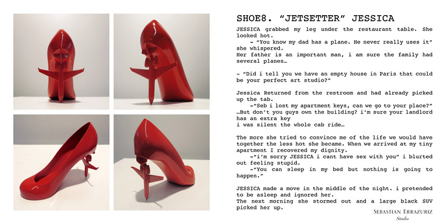 Sebastian Errazuriz crée une paire de chaussures pour chacune de ses 12 ex sebastian errazuriz 12 shoes for 12 lovers 2 sebastian-errazuriz-12-shoes-for-12-lovers-2