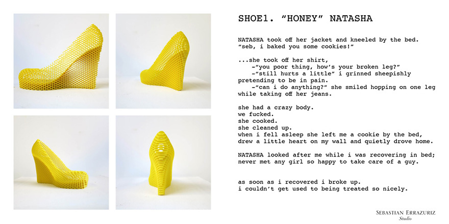 Sebastian Errazuriz crée une paire de chaussures pour chacune de ses 12 ex sebastian errazuriz 12 shoes for 12 lovers 4 sebastian-errazuriz-12-shoes-for-12-lovers-4